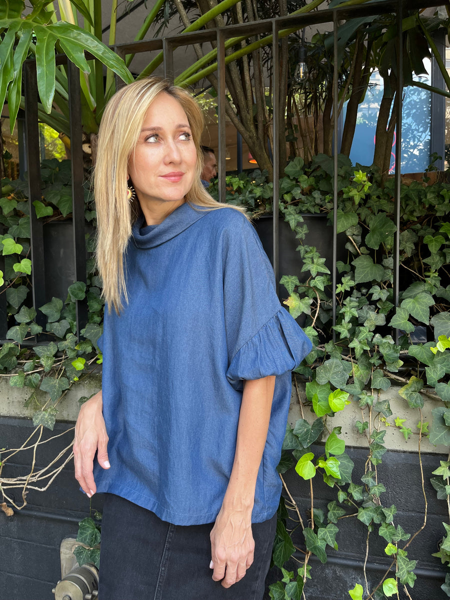 Top Praga Denim
