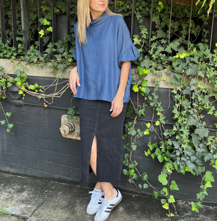 Top Praga Denim