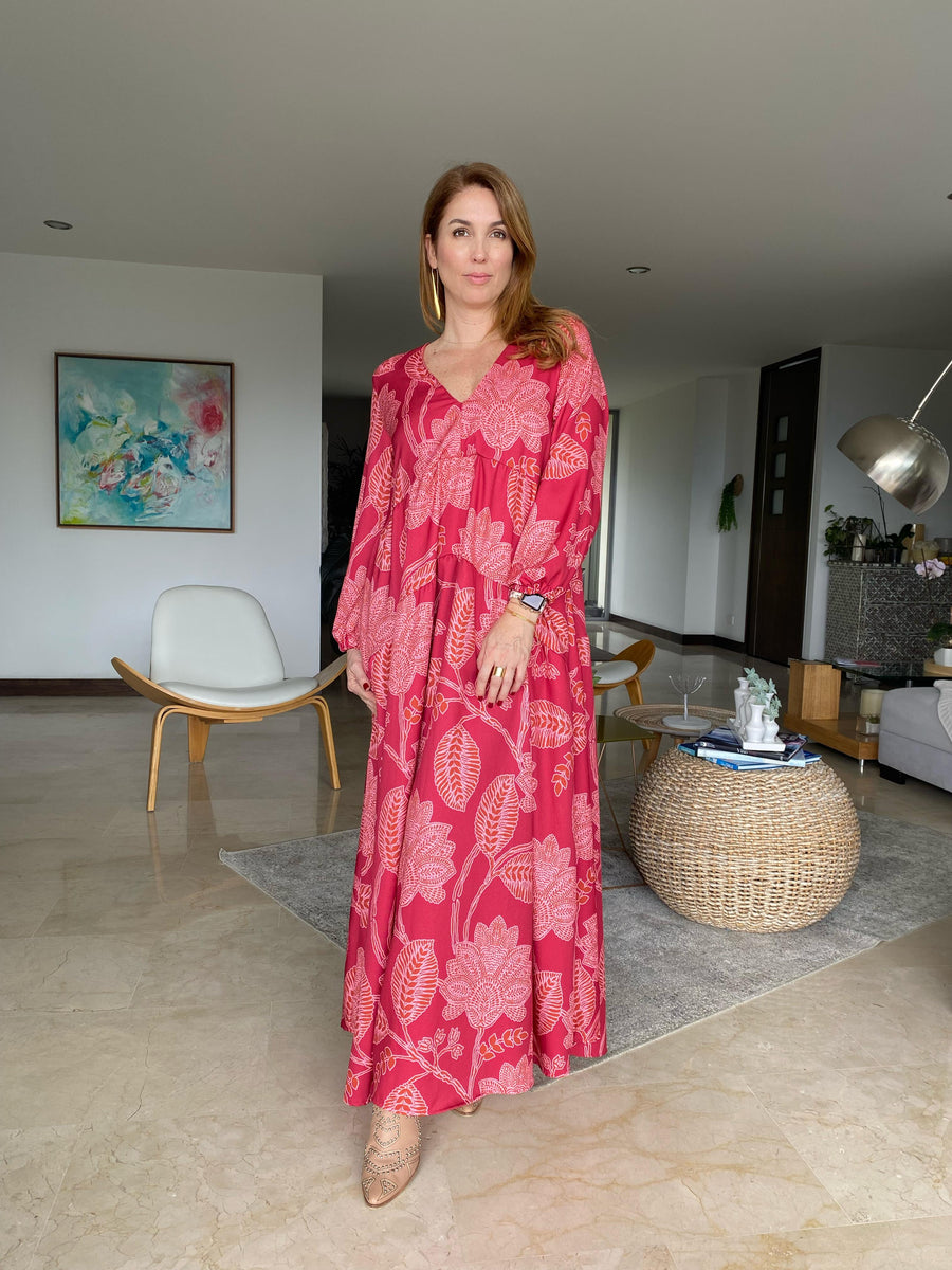 VESTIDO BARBARA PRINT CHERRY